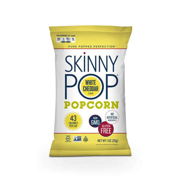 Skinnypop Skinnypop 1 oz. White Cheddar, PK6 1014432